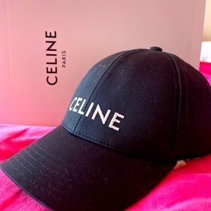 Celine casquette baseball drill coton